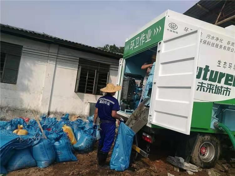 邗江工业污泥压干处理